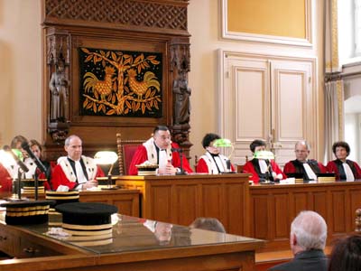 Discours de Jean-Franois Gabin, Premier Prsident